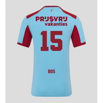 Feyenoord Jordan Bos #15 Maglia Gara Terza Repliche 2025-26 Maniche Corte